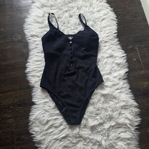 Bleu Rod Beattie Black One Piece Bodysuit